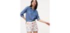 Loft Watercolor Floral Riviera Shorts With 4 Inseam