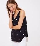 Loft Polka Dot Strappy Cami