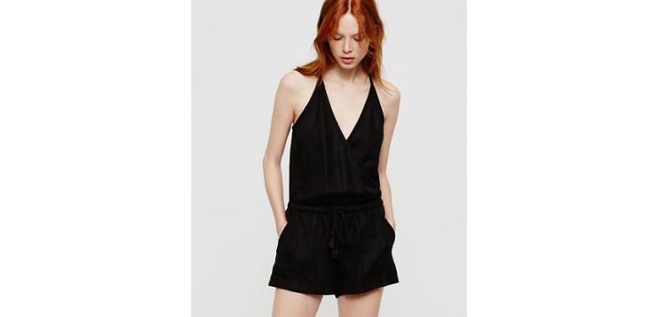 Loft Lou & Grey Brushed Linen Romper
