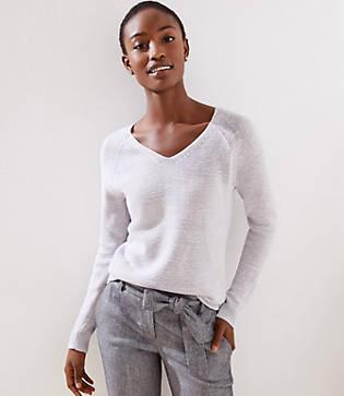 Loft Relaxed V-neck Sweater