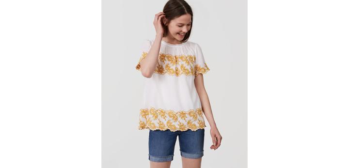 Loft Gilded Garden Top