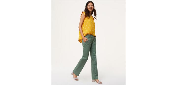 Loft Bootcut Chinos