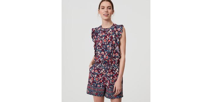 Loft Rose Garden Flutter Romper