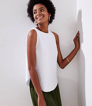 Loft Shirttail Sweater Tank