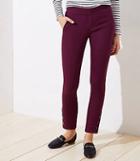 Loft Skinny Button Cuff Ankle Pants In Julie Fit