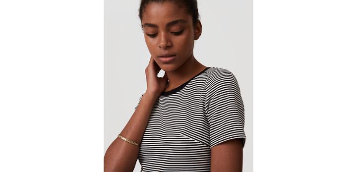 Loft Stripe Top Sheath Dress