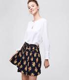 Loft Bouquet Shirred Skirt