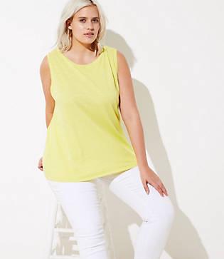 Loft Plus Vintage Soft Back Twist Tank
