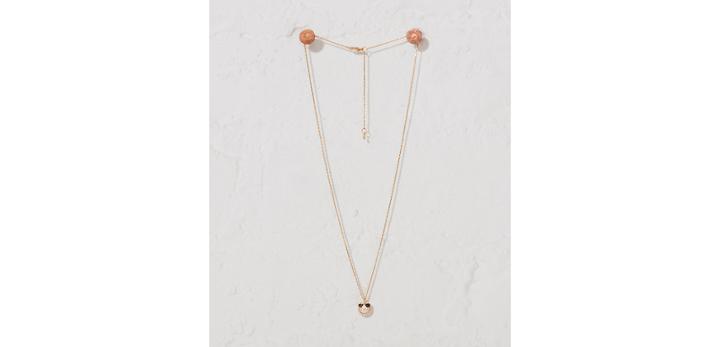 Loft Tai Jewelry Smiley Emoji Necklace