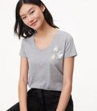 Loft Sequin Star Tee