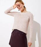 Loft Marled Hi-lo Hem Sweater