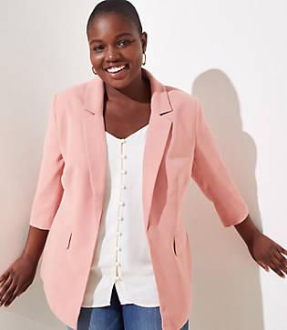 Loft Plus Open Blazer