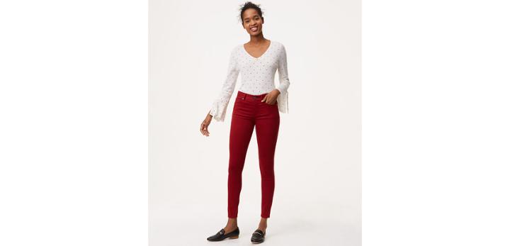 Loft Leggings In Sateen Five Pocket In Marisa Fit
