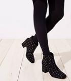 Loft Studded Block Heel Ankle Boots