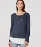 Loft Chunky Two-in-one Sweater