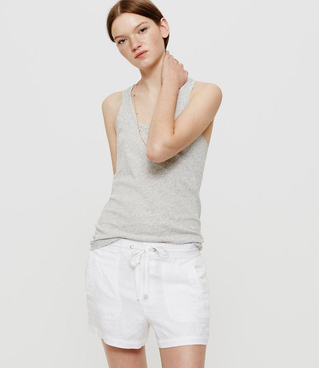 Loft Lou & Grey Brushed Linen Shorts