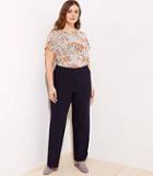 Loft Plus High Waist Wide Leg Trousers In Marisa Fit