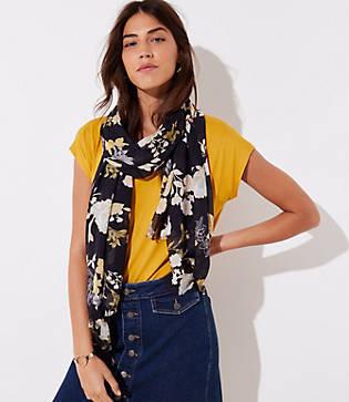 Loft Floral Scarf