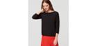 Loft Dotted Puff Sleeve Top