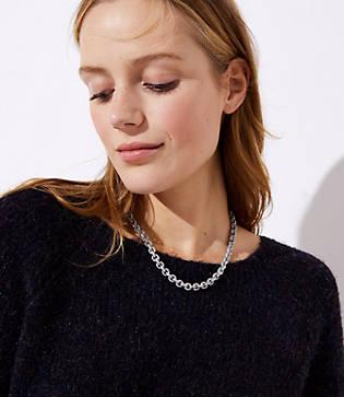 Loft Gem Link Necklace