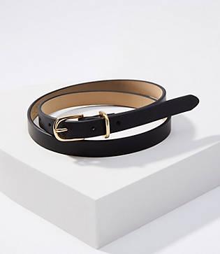 Loft Leather Skinny Belt