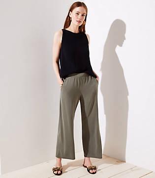 Loft Knit Wide Leg Pants