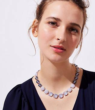 Loft Iridescent Gem Necklace