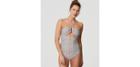Loft Beach Leopard Print Cutout One Piece Swimsuit