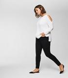 Loft Plus Skinny Jeans In Black
