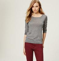 Loft Button Back Sweater
