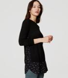 Loft Petaled Two-in-one Sweater