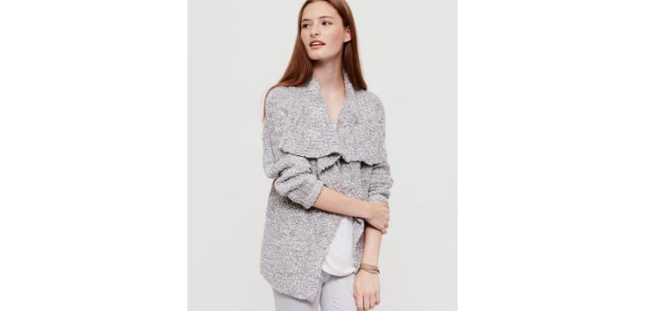 Loft Lou & Grey Foldover Open Cardigan