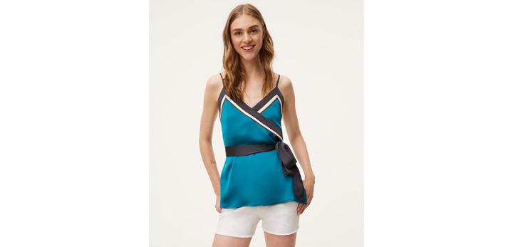 Loft Borderline Wrap Cami
