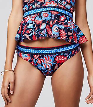 Loft Beach Sea Scarlet Reversible Bikini Bottom