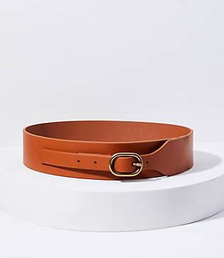 Loft Wide Leather Belt