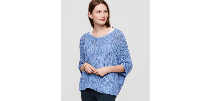 Loft Lou & Grey Stitchy Dolman Sweater