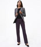 Loft Trousers In Button Pocket Tweed In Marisa Fit