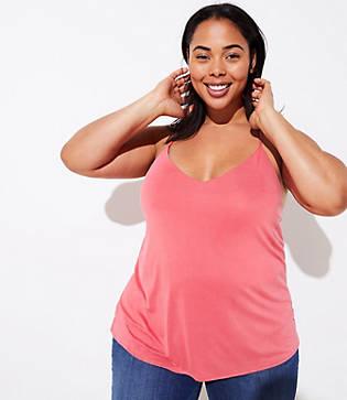 Loft Plus Sandwashed Strappy Cami