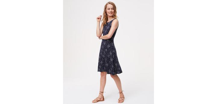 Loft Daisy Flare Dress