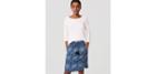 Loft Baroque Drawstring Pencil Skirt