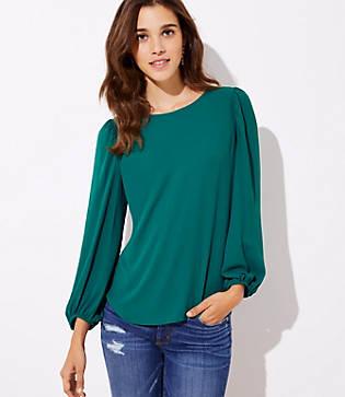 Loft Blouson Sleeve Top