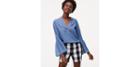 Loft Gingham Cuffed Shorts