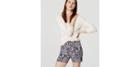 Loft Floral Riviera Shorts With 6 Inseam