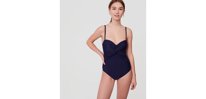 Loft Beach Twist One Piece Swimsuit