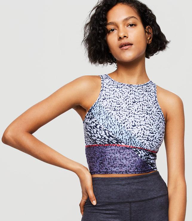 Loft Lou & Grey Iced Streeeetch Crop Top