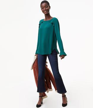 Loft Flutter Blouse
