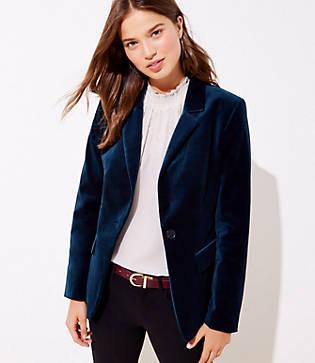 Loft Velvet Modern Blazer