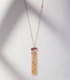 Loft Stone Chain Fringe Pendant Necklace