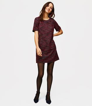 Loft Tweed Pocket Shift Dress