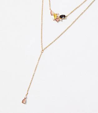 Loft Shine Bright Delicate Set Of 2 Necklaces